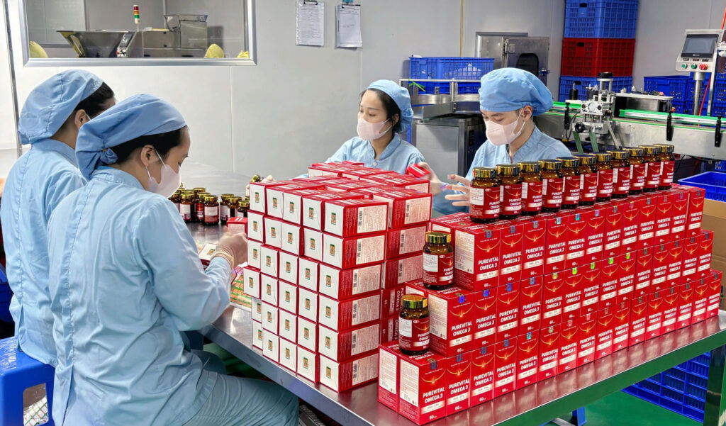 sản xuất omega 3 purevital