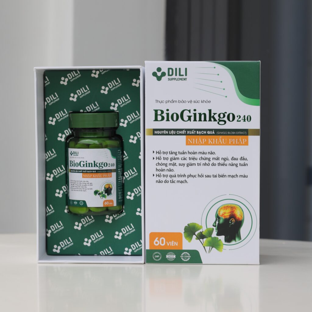 BioGinkgo 240 hỗ trợ tăng tuần hoàn máu não giúp ngủ ngon sâu giấc