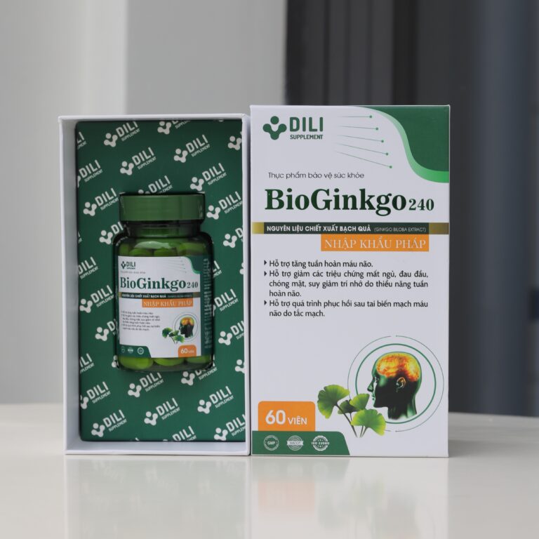 BioGinkgo 240 hỗ trợ tăng tuần hoàn máu não giúp ngủ ngon sâu giấc